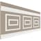 Ekena Millwork Wainscot Paneling Kit, Urethane, 94-1/2 in L, Factory Primed WPKUDP012P036 - alternate 3